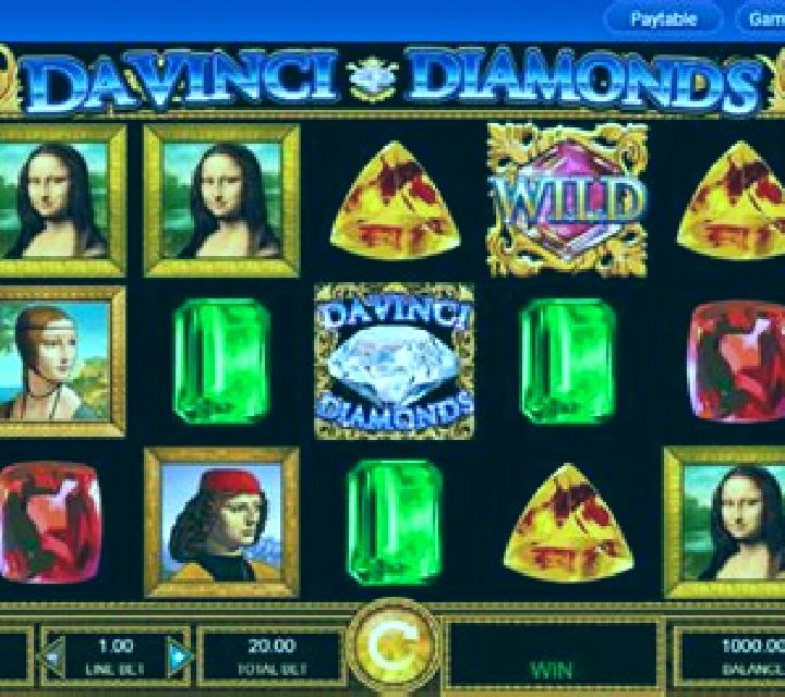 Da Vinci Gems slot game