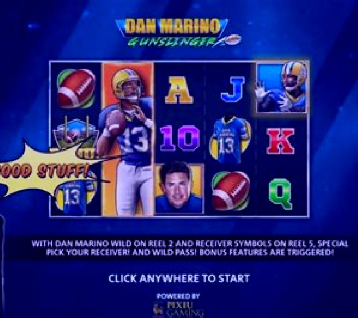 Dan Marino Gunslinger slot game