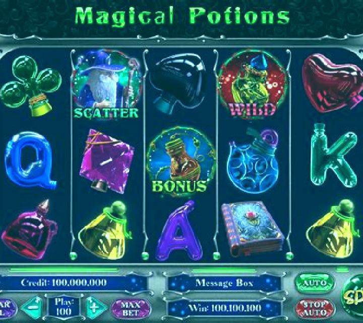 Dark Potions Scratch slot machine