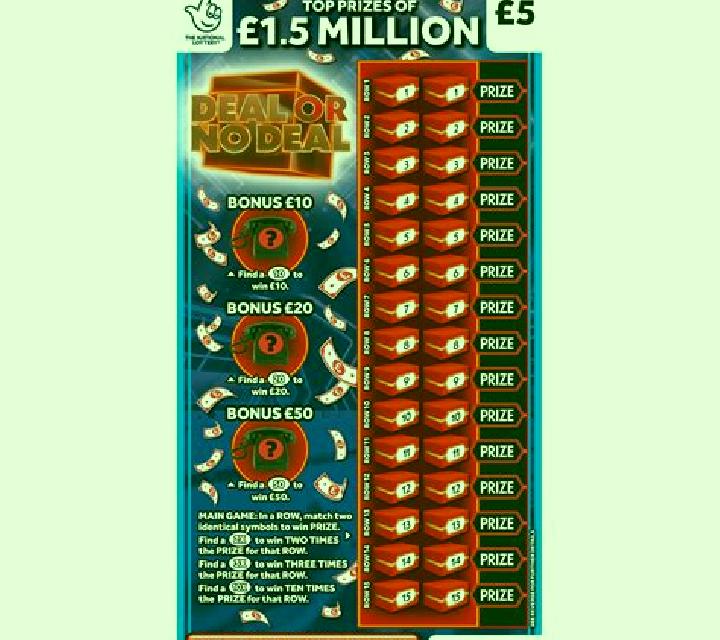 Deal or No Deal Scratchcard slot
