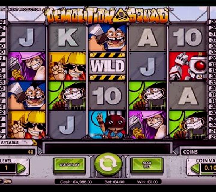 Demolition Squad slot