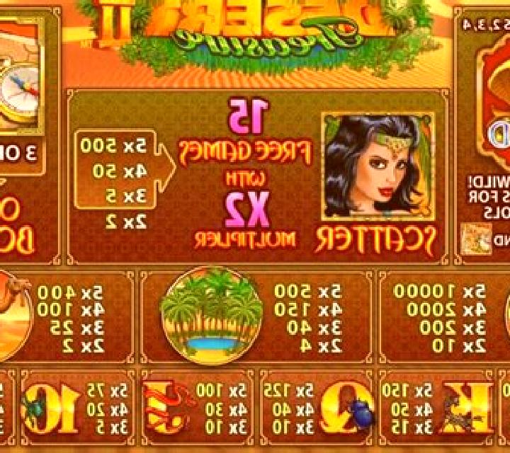 Desert Treasure II slot game
