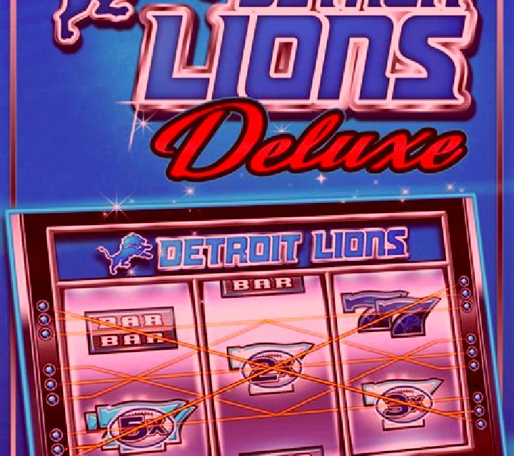 Detroit Lions Deluxe slot machine