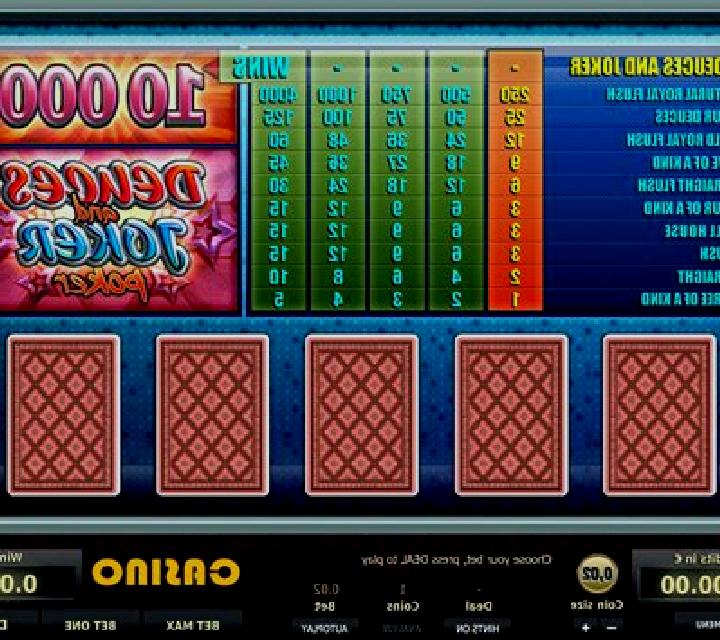 Deuces and Joker MH (Rival) slot machine