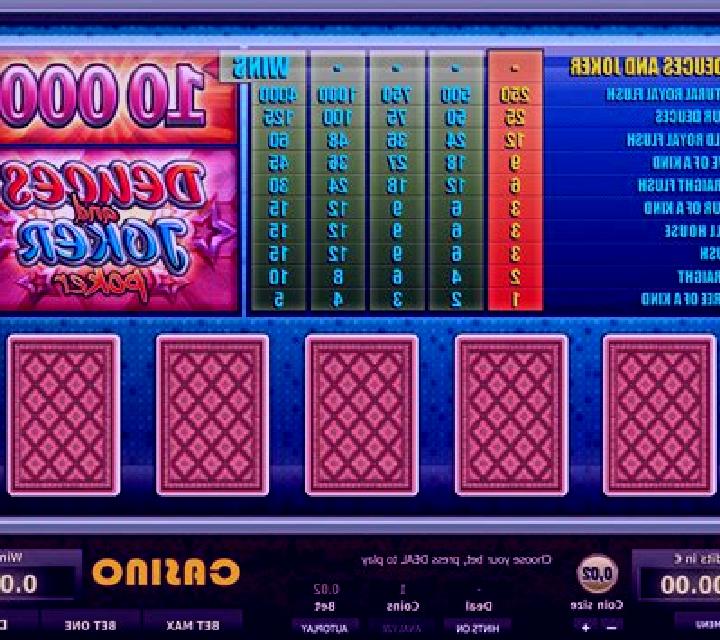 Deuces and Joker Poker (Tom Horn Gaming) slot machine