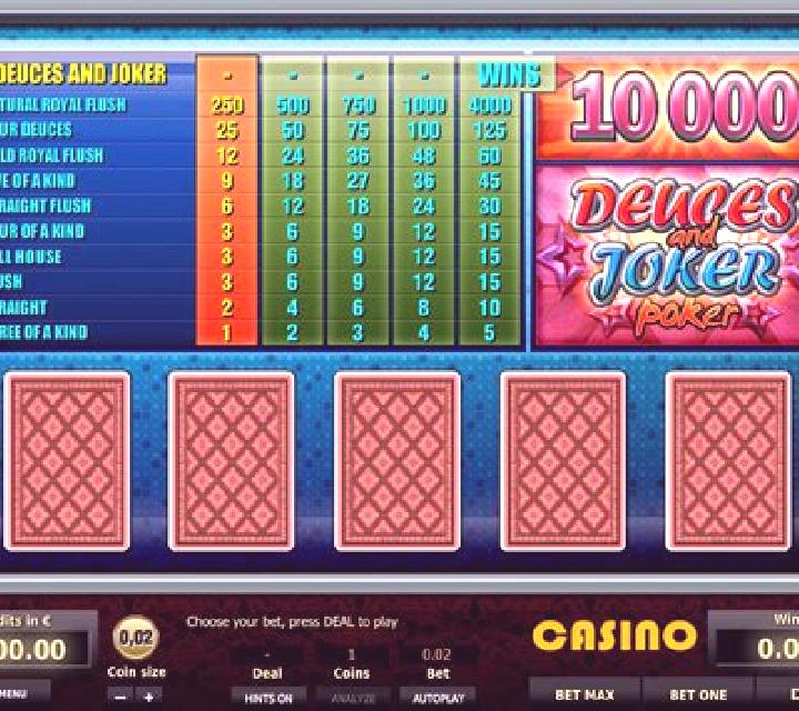 Deuces & Jokers Poker (Nucleus Gaming) slot