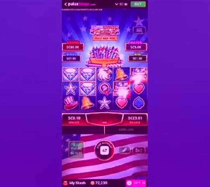 Diamond Explosion Patriots slot machine