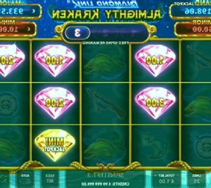 Diamond Link Almighty Kraken slot machine