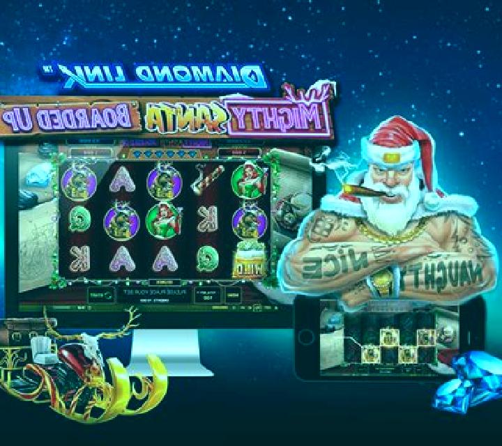 Diamond Link Mighty Santa: Boarded Up slot machine