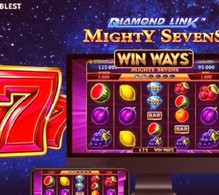 Diamond Link Mighty Sevens slot machine