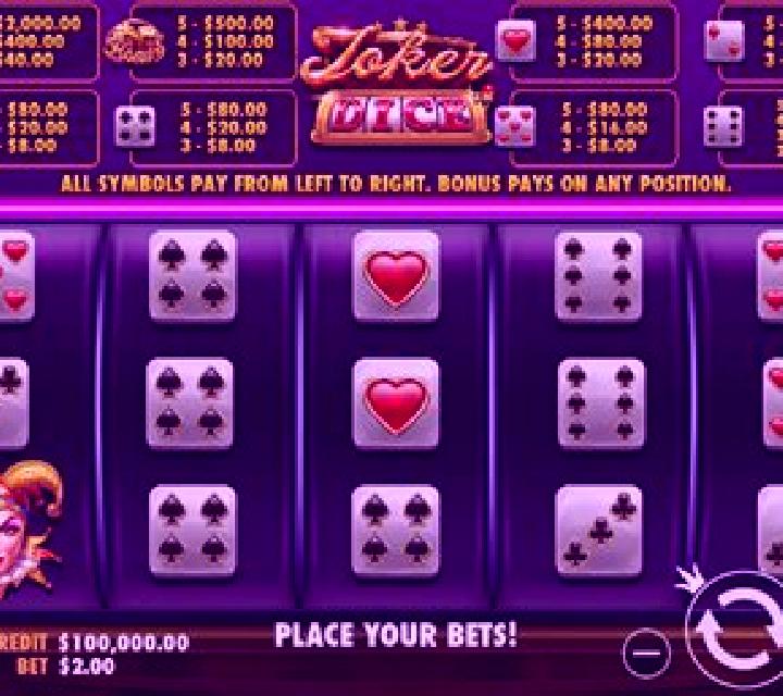 Diamond Mystery Rising Joker Dice slot machine