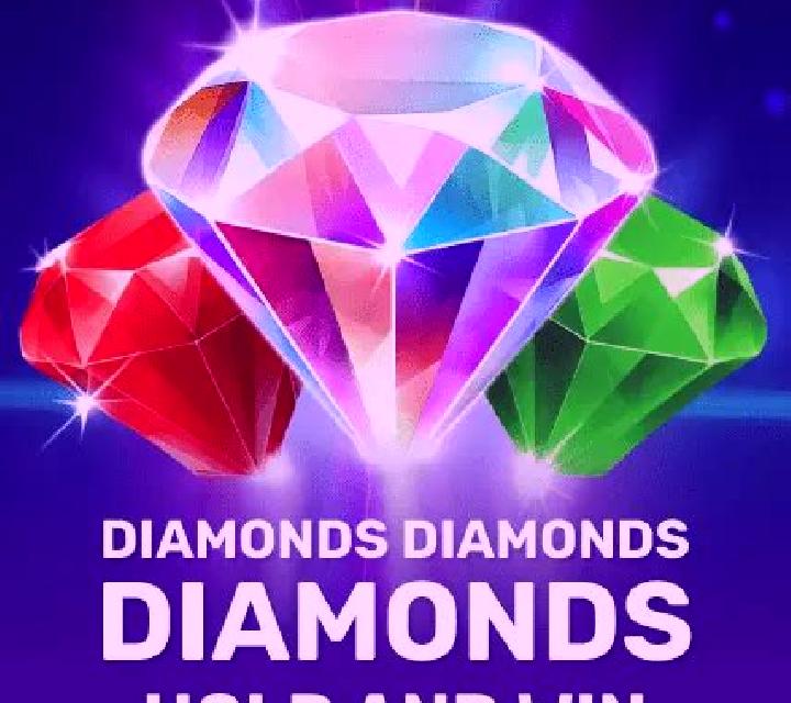 Diamonds Diamonds Diamonds Hold and Win slot machine