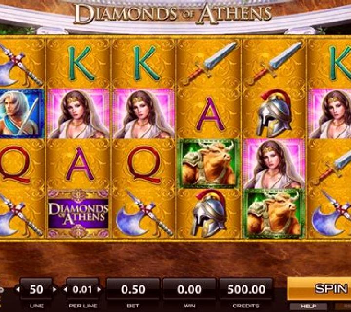 Diamonds of Athens slot game