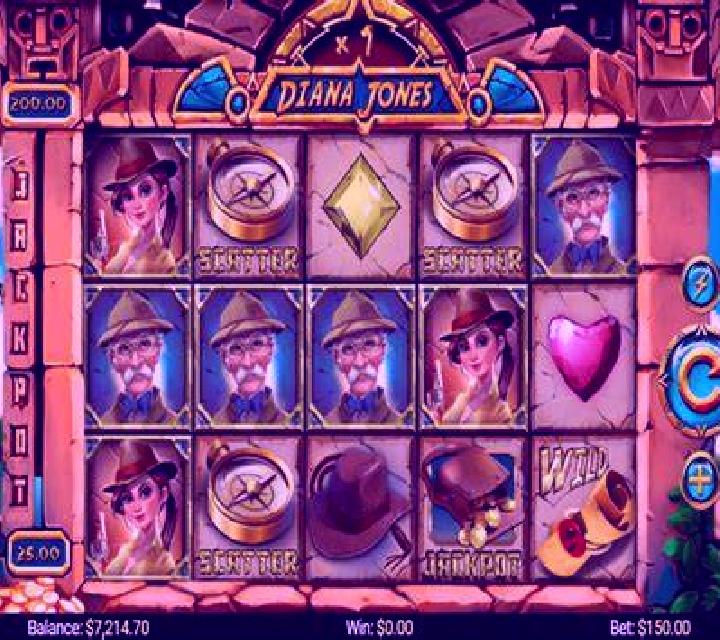 Diana Jones slot game