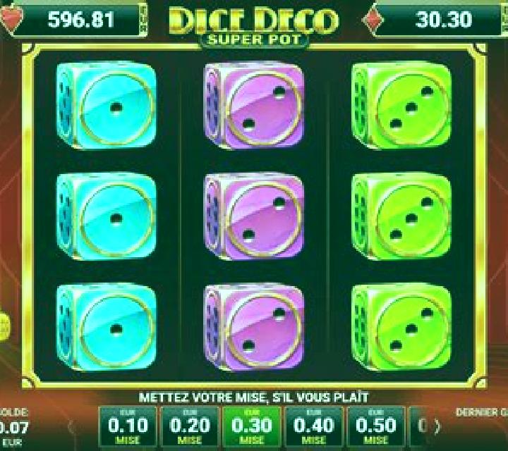 Dice Deco Super Pot online slot