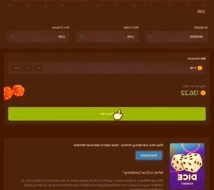 Dice (Rainbet Originals) online slot