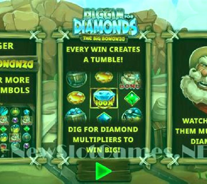 Diggin for Diamonds 2 slot game