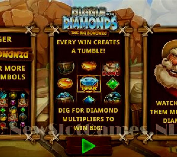 Diggin for Diamonds 2 slot machine