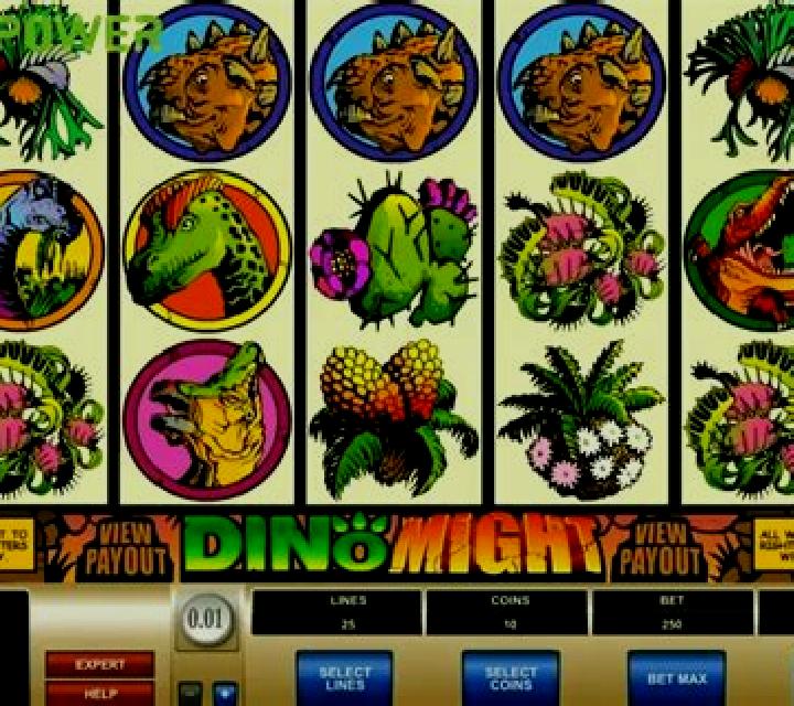 Dino Might slot machine