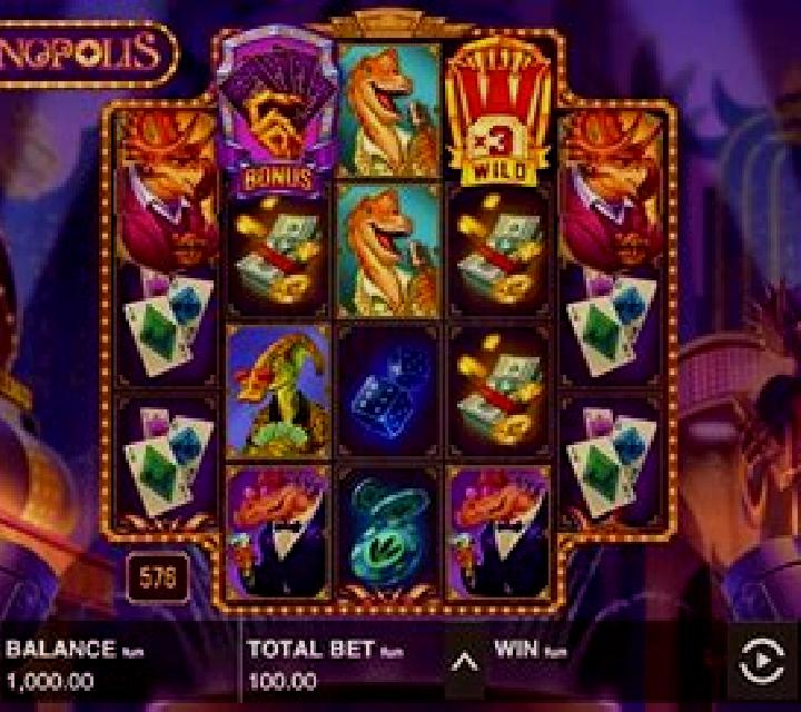 Dinopolis slot machine