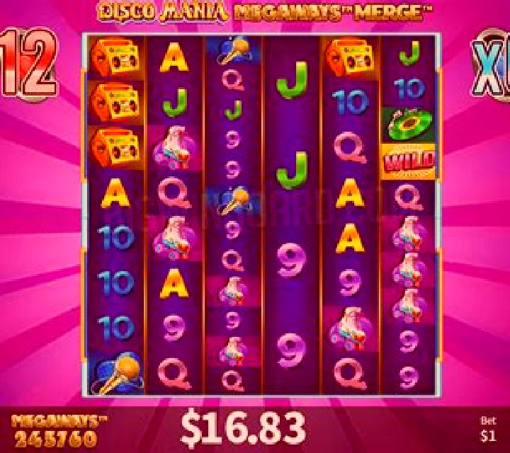 Disco Mania Megaways Merge slot