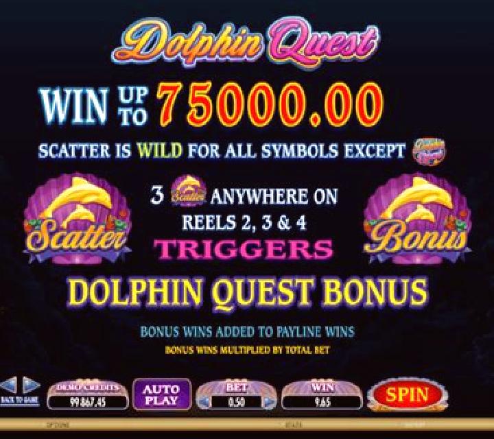 Dolphin Quest slot game