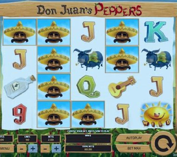 Don Juan s Peppers (Tom Horn Gaming) slot game