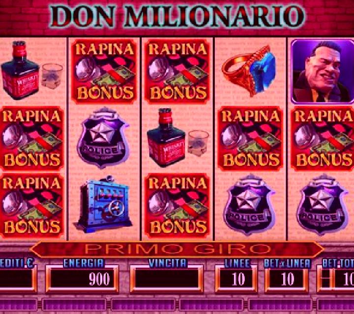 Don Milionario slot machine