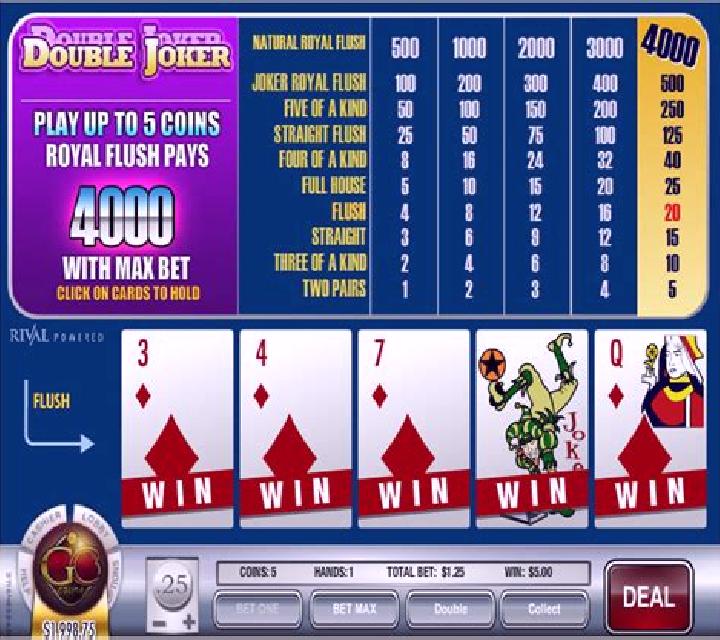 Double Joker Poker (Nucleus Gaming) slot game