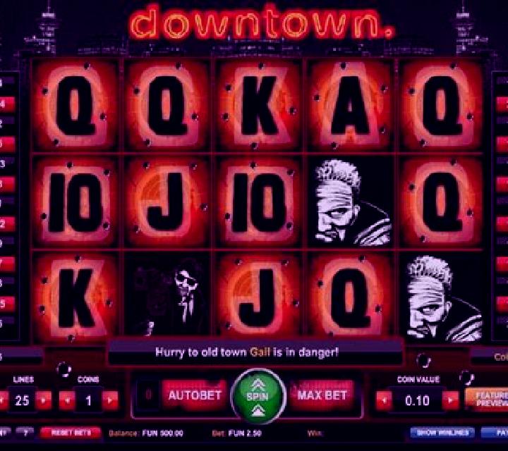 Downtown slot machine