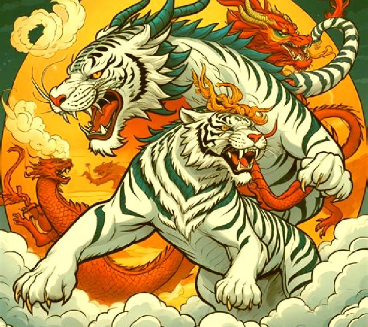 Dragon and Tiger Fighting online slot