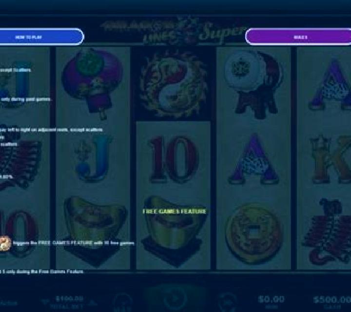Dragon Lines Super online slot