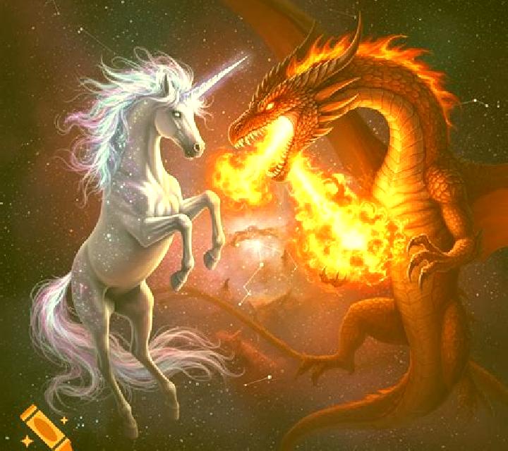Dragon vs Unicorn slot game