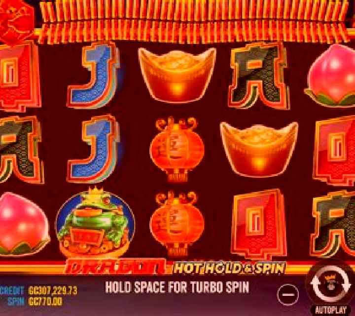 Dragons Glow Hold and Win slot machine