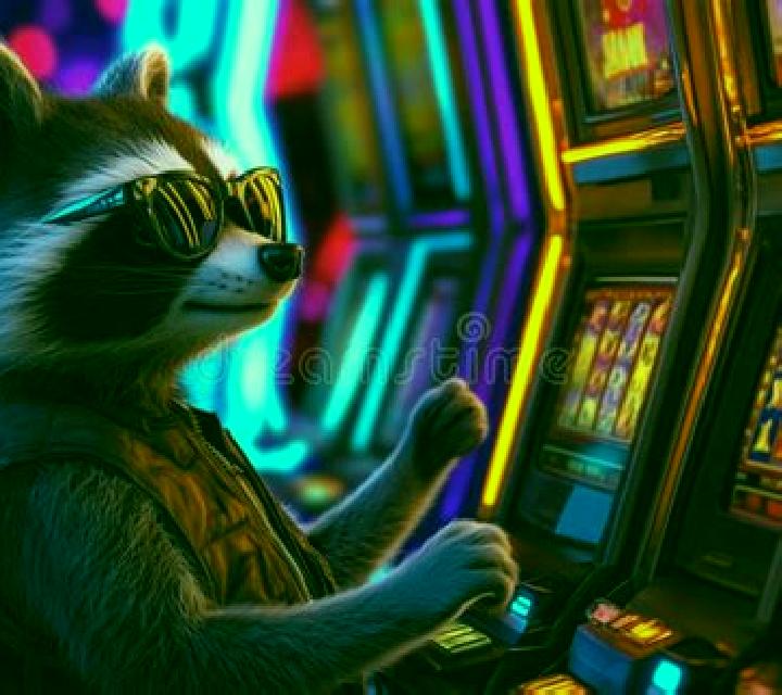 Drunk Raccoon slot machine