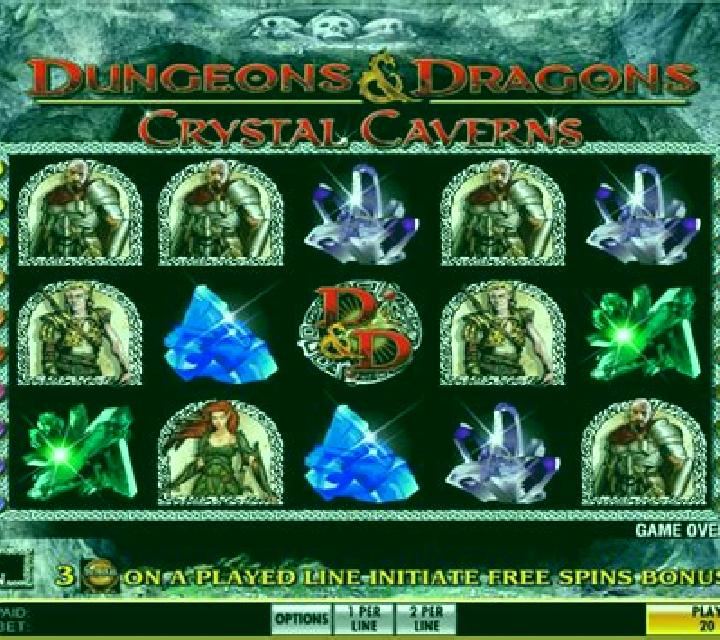 Dungeons and Dragons Crystal Caverns online slot