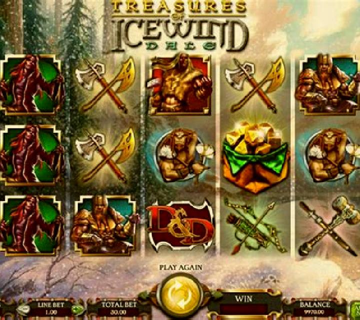 Dungeons and Dragons: Treasures of Icewind Dale online slot