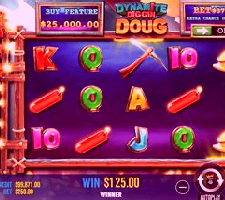 Dynamite Diggin Doug slot machine