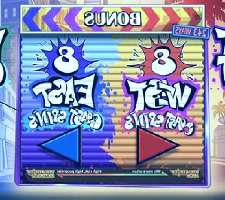 East Coast vs West Coast slot game