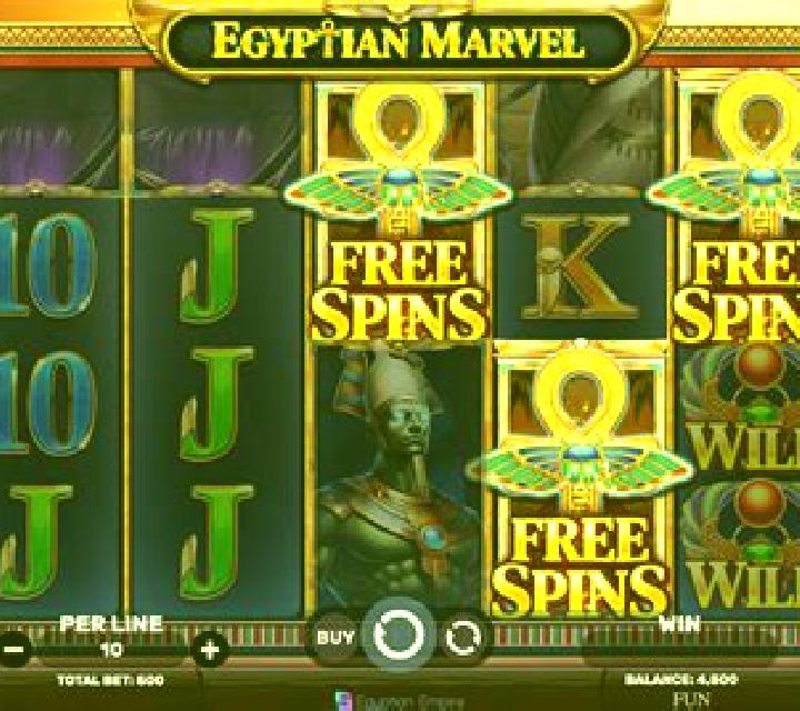 Egyptian Marvel slot machine