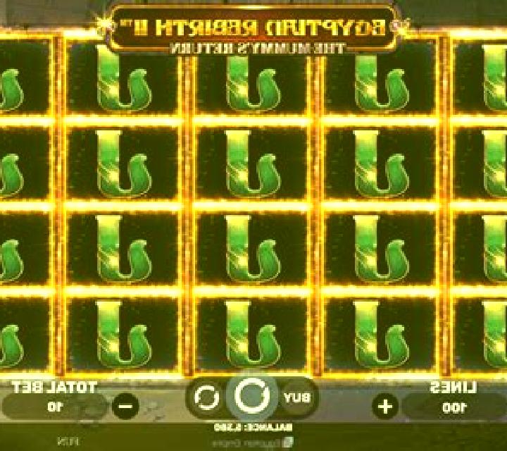 Egyptian Rebirth II Frozen Flames slot machine