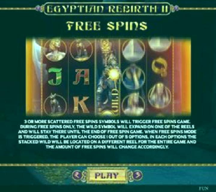 Egyptian Rebirth II online slot
