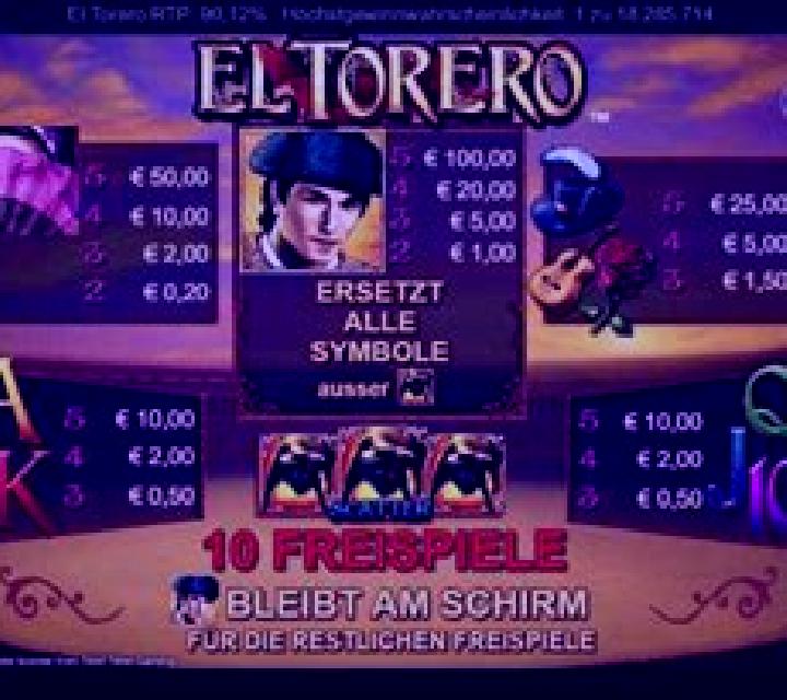 El Torero online slot