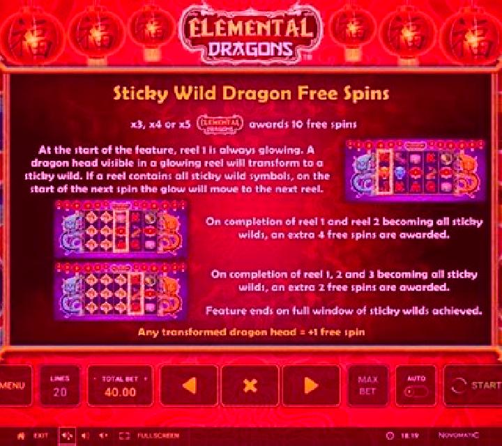 Elemental Dragons online slot
