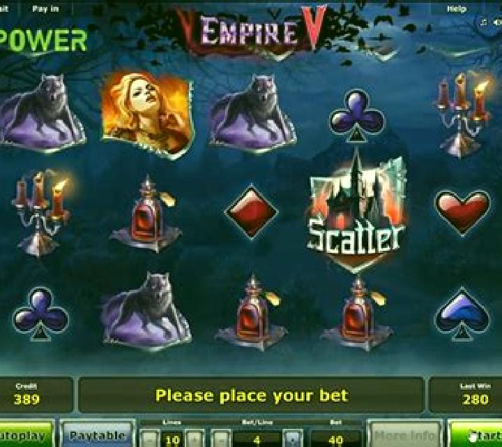 Empire V slot machine