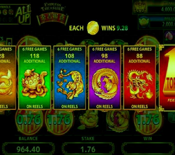 Endless Treasures slot machine