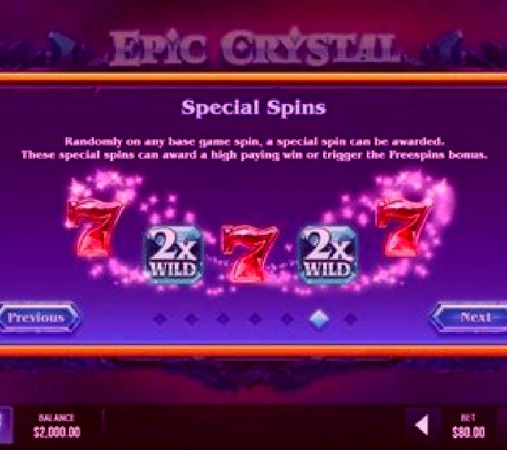 Epic Crystal Deluxe slot machine