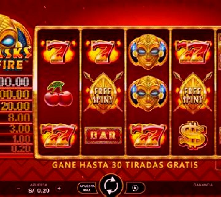 Epic Strike Roulette 9 Masks of Fire slot machine