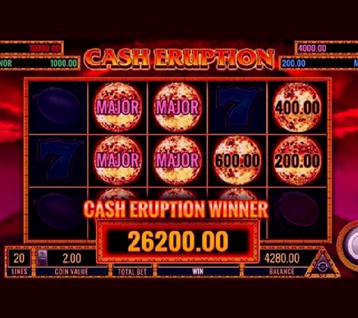 Eruption slot machine