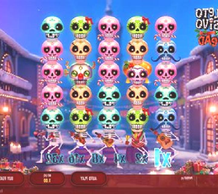 Esqueleto Explosivo Feliz Navidead slot